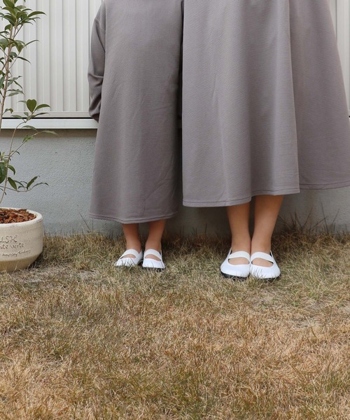 SUN（サン）の「【終了】SUN バレエシューズ(SUN L505 WH)（バレエシューズ・レディース・ホワイト・22.0cm/22.5cm/23.0cm/23.5cm/24.0cm/24.5cm）」の3枚目の写真