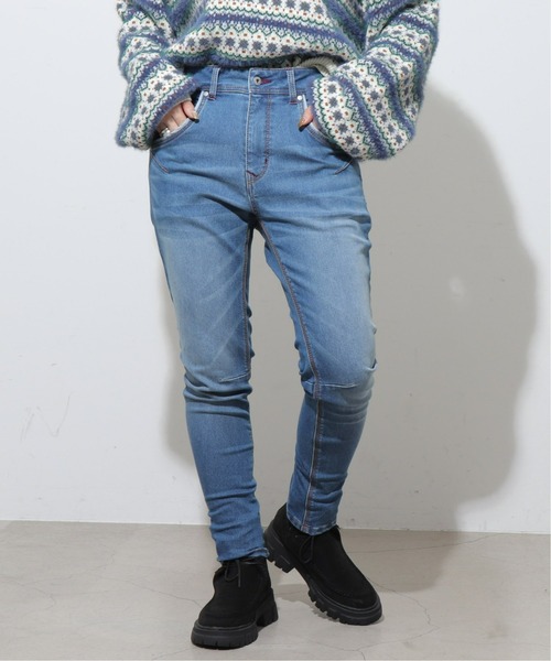 DOUBLE NAME（ダブルネーム）の「スリムサルエルパンツ（デニムパンツ