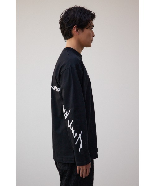 AZUL by moussy(アズールバイマウジー)の「AZULBYMOUSSYロゴロンTシャツ(Tシャツ/カットソー・メンズ・ホワイト/ブラック・MEDIUM/LARGE)」の18枚目の写真