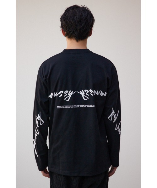 AZUL by moussy(アズールバイマウジー)の「AZULBYMOUSSYロゴロンTシャツ(Tシャツ/カットソー・メンズ・ホワイト/ブラック・MEDIUM/LARGE)」の20枚目の写真