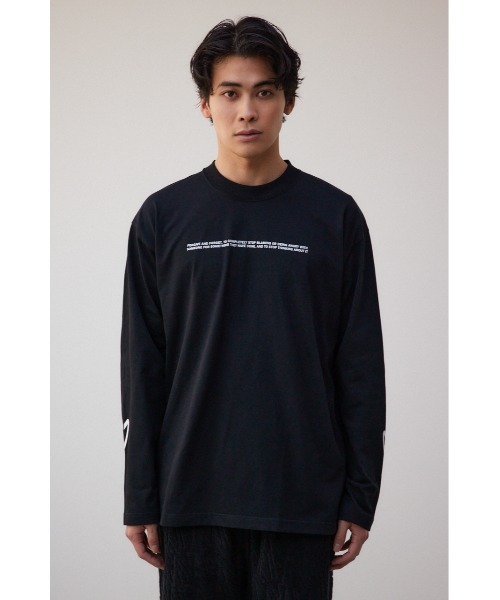 AZUL by moussy(アズールバイマウジー)の「AZULBYMOUSSYロゴロンTシャツ(Tシャツ/カットソー・メンズ・ホワイト/ブラック・MEDIUM/LARGE)」の17枚目の写真