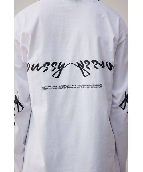 AZUL by moussy(アズールバイマウジー)の「AZULBYMOUSSYロゴロンTシャツ(Tシャツ/カットソー・メンズ・ホワイト/ブラック・MEDIUM/LARGE)」の10枚目の写真