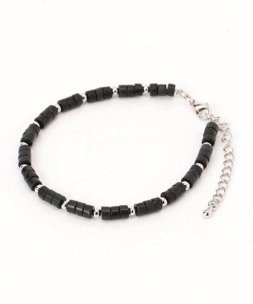 HIDEAWAYS NICOLE（ハイダウェイニコル）の「ブレスレット（ブレスレット・メンズ・ブラック/ネイビー/トリコロール/その他3・FREE）」の4枚目の写真