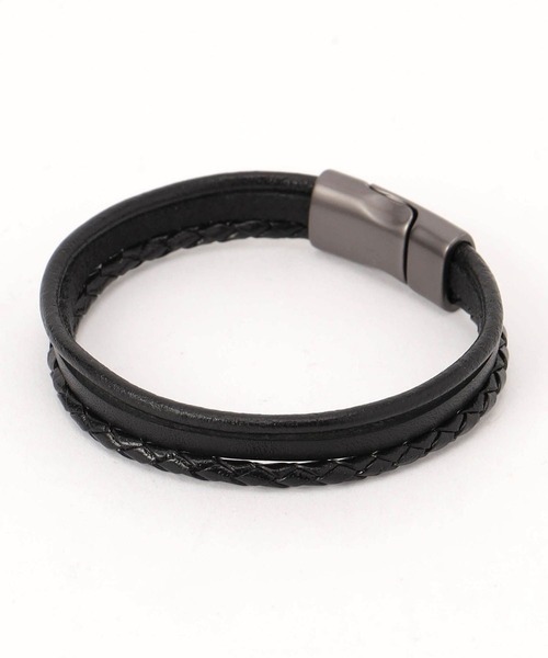 HIDEAWAYS NICOLE（ハイダウェイニコル）の「ブレスレット（ブレスレット・メンズ・ブラック/ネイビー/トリコロール/その他3・FREE）」の2枚目の写真