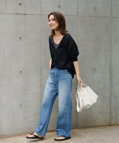 FRAMeWORK（フレームワーク）の「≪WEB限定追加≫ウォッシャブル ルーズカーディガン（カーディガン/ボレロ・レディース・アイボリー/ベージュ/ネイビー・FREE）」の5枚目の写真