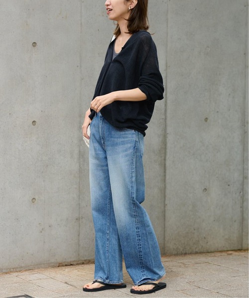 FRAMeWORK（フレームワーク）の「≪WEB限定追加≫ウォッシャブル ルーズカーディガン（カーディガン/ボレロ・レディース・アイボリー/ベージュ/ネイビー・FREE）」の6枚目の写真