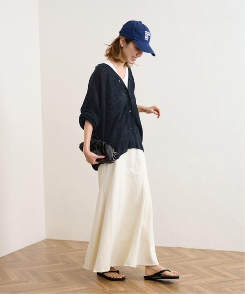 FRAMeWORK（フレームワーク）の「≪WEB限定追加≫ウォッシャブル ルーズカーディガン（カーディガン/ボレロ・レディース・アイボリー/ベージュ/ネイビー・FREE）」の11枚目の写真