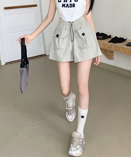 GEMEDA(ジェメダ)の「ポケットショットカーゴパンツ(カーゴパンツ・レディース・ブラック/ダークグレー/ベージュ・M)」の12枚目の写真