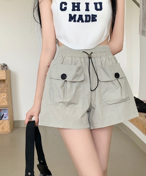 GEMEDA(ジェメダ)の「ポケットショットカーゴパンツ(カーゴパンツ・レディース・ブラック/ダークグレー/ベージュ・M)」の14枚目の写真