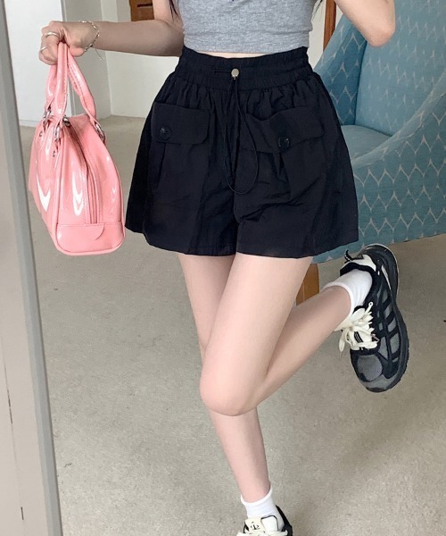 GEMEDA(ジェメダ)の「ポケットショットカーゴパンツ(カーゴパンツ・レディース・ブラック/ダークグレー/ベージュ・M)」の20枚目の写真