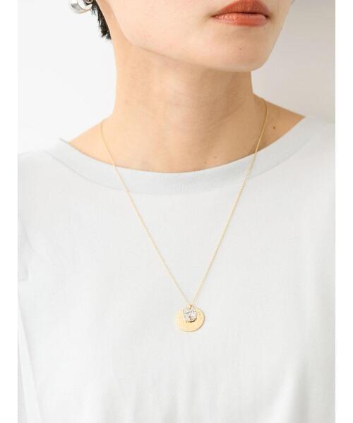 AMERICAN HOLIC(アメリカンホリック)の「メタルコインネックレス(ネックレス・レディース・シルバー/ゴールド・FREE)」の2枚目の写真
