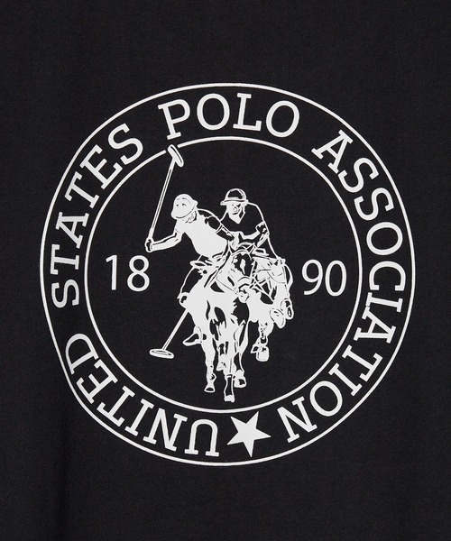 U.S. POLO ASSN.(ユーエスポロアッスン)の「U.S. POLO ASSN./ユーエスポロアッスン クルーショートスリーブTシャツ(Tシャツ/カットソー・メンズ・スミクロ/杢グレー/オフホワイト/ネイビー/ブラック・LL/M/L)」の10枚目の写真