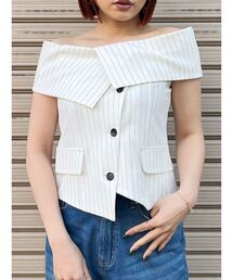 MURUA | オフショルマニッシュブラウス(シャツ/ブラウス)