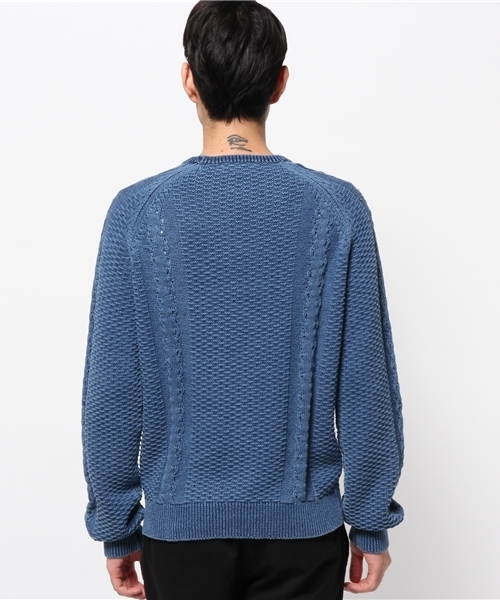 AMERICAN RAG CIE（アメリカンラグシー）の「ALEX MILL(アレックス ミル) / FISHERMANS KNIT / 109-AXL-SW111122（ニット/セーター・メンズ・インディゴブルー・M/S）」の7枚目の写真