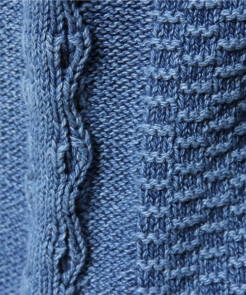 AMERICAN RAG CIE（アメリカンラグシー）の「ALEX MILL(アレックス ミル) / FISHERMANS KNIT / 109-AXL-SW111122（ニット/セーター・メンズ・インディゴブルー・M/S）」の4枚目の写真