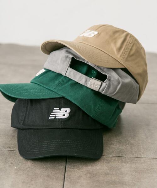 NEW BALANCE（ニューバランス）の「NEW BALANCE　カーブドブリムNBキャップ（キャップ・メンズ・ブラック/グレー/グリーン/ベージュ・ONE）」の14枚目の写真