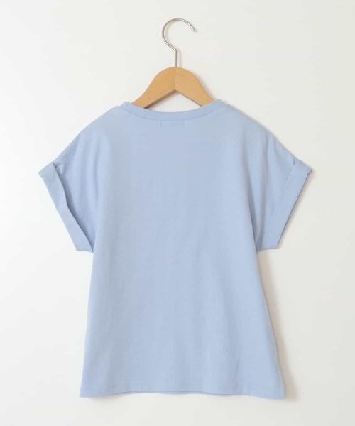 a.v.v（アーヴェヴェ）の「[100-130]スパンコールＴシャツ（Tシャツ/カットソー・キッズ・ホワイト/ダークインディゴブルー/ライラック・130/120/100/110）」の5枚目の写真