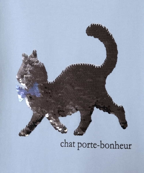 a.v.v（アーヴェヴェ）の「[100-130]スパンコールＴシャツ（Tシャツ/カットソー・キッズ・ホワイト/ダークインディゴブルー/ライラック・130/120/100/110）」の9枚目の写真