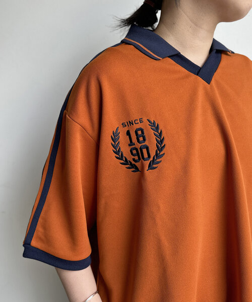 U.S. POLO ASSN.(ユーエスポロアッスン)の「半袖ユニフォームT(Tシャツ/カットソー・メンズ・ネイビー/オレンジ/アイボリー・MEDIUM/LARGE)」の17枚目の写真