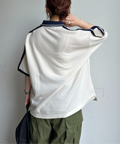 U.S. POLO ASSN.(ユーエスポロアッスン)の「半袖ユニフォームT(Tシャツ/カットソー・メンズ・ネイビー/オレンジ/アイボリー・MEDIUM/LARGE)」の22枚目の写真