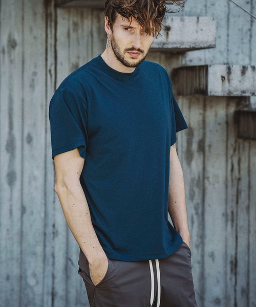 NO ID.(ノーアイディ)の「【NO ID.】TC Versatile Crew Neck T-Shirt / TC バーサタイル クルーネック Tシャツ(Tシャツ/カットソー・メンズ・ブラック/ブルーグリーン/ダークグレー/ホワイト・1/2)」の11枚目の写真