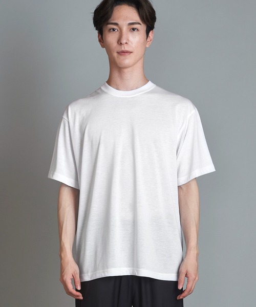 NO ID.(ノーアイディ)の「【NO ID.】TC Versatile Crew Neck T-Shirt / TC バーサタイル クルーネック Tシャツ(Tシャツ/カットソー・メンズ・ブラック/ブルーグリーン/ダークグレー/ホワイト・1/2)」の12枚目の写真