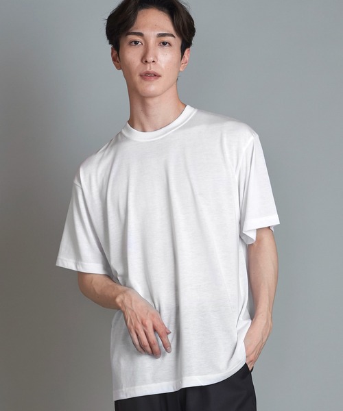 NO ID.(ノーアイディ)の「【NO ID.】TC Versatile Crew Neck T-Shirt / TC バーサタイル クルーネック Tシャツ(Tシャツ/カットソー・メンズ・ブラック/ブルーグリーン/ダークグレー/ホワイト・1/2)」の13枚目の写真