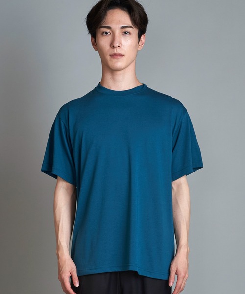 NO ID.(ノーアイディ)の「【NO ID.】TC Versatile Crew Neck T-Shirt / TC バーサタイル クルーネック Tシャツ(Tシャツ/カットソー・メンズ・ブラック/ブルーグリーン/ダークグレー/ホワイト・1/2)」の17枚目の写真