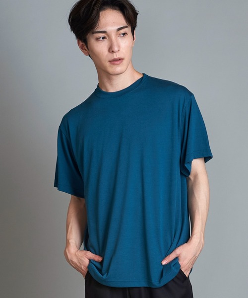 NO ID.(ノーアイディ)の「【NO ID.】TC Versatile Crew Neck T-Shirt / TC バーサタイル クルーネック Tシャツ(Tシャツ/カットソー・メンズ・ブラック/ブルーグリーン/ダークグレー/ホワイト・1/2)」の18枚目の写真