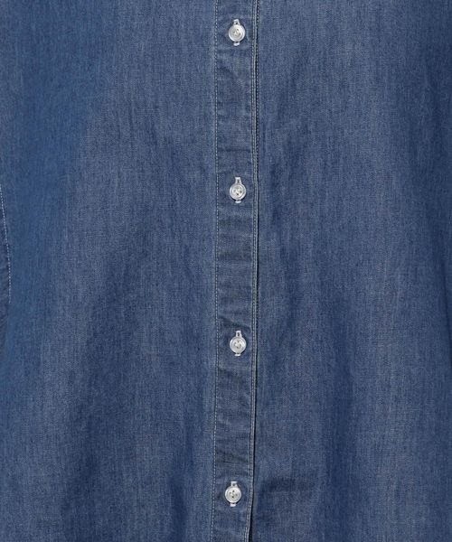 mysty woman（ミスティウーマン）の「ドルマンスリーブデニムBIGシャツ　128887（シャツ/ブラウス・レディース・ブラック/ブルー・FREE）」の13枚目の写真