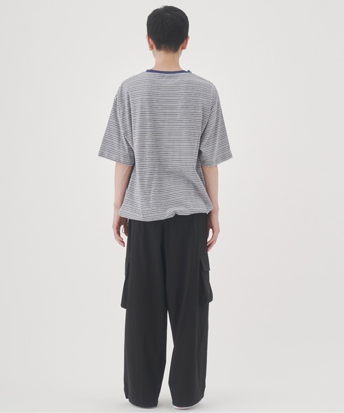 セール】YOEL - mulch border tee / マルチボーダーTシャツ（T