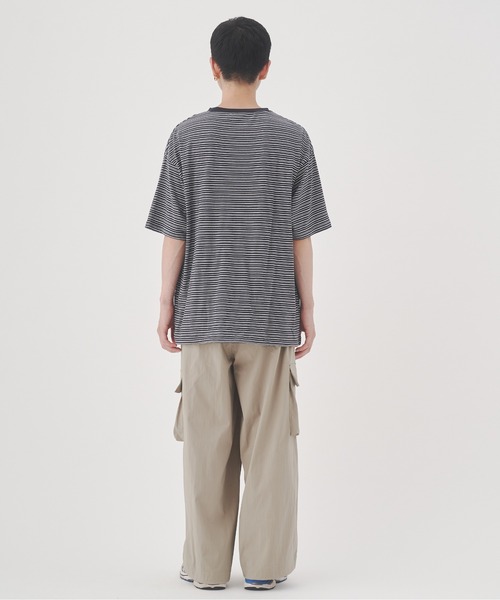 Tシャツ・カットソー ASCLO Mel Mini Border T Shirt (3color) エーコンピースワールドショートスリーブTシャツ - ASCLO | 60