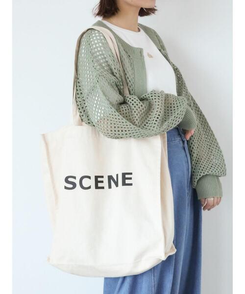 ehka sopo（エヘカソポ）の「キャンバスロゴトートバッグ（ハンドバッグ・レディース・グリーン/ピンク/キナリ/マスタード/サックスブルー/ブラック・F）」の18枚目の写真