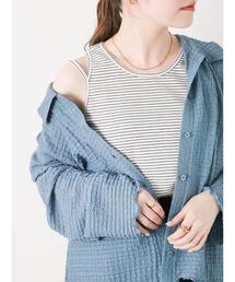 ehka sopo | 変形ショルダータンクトップ(タンクトップ)