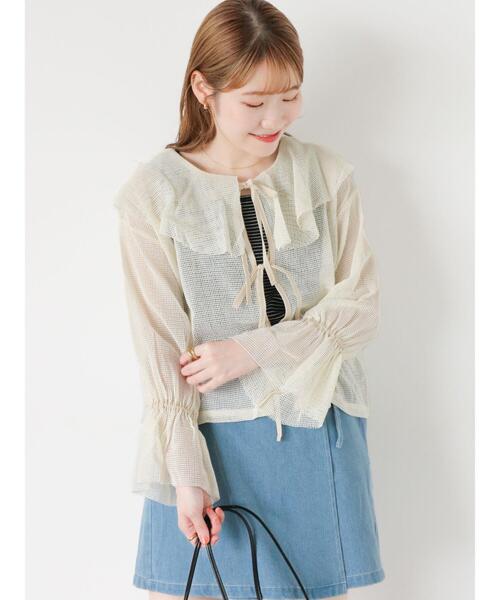 ehka sopo（エヘカソポ）の「変形ショルダータンクトップ（タンクトップ・レディース・ブラック/チャコールグレー/ホワイト/オフホワイト・F）」の19枚目の写真