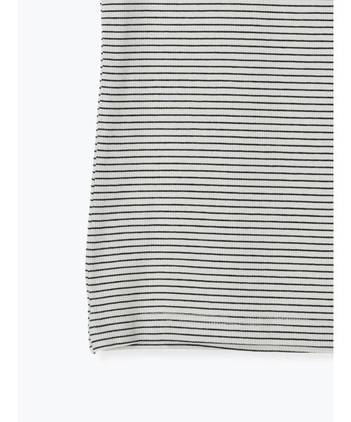 ehka sopo（エヘカソポ）の「変形ショルダータンクトップ（タンクトップ・レディース・ブラック/チャコールグレー/ホワイト/オフホワイト・F）」の10枚目の写真