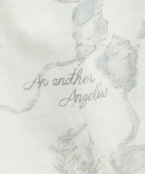 an another angelus(アンアナザーアンジェラス)の「シェルモチーフマリン柄スカート/ananotherangelus(スカート・レディース・オフホワイト/ラベンダー・FREE)」の3枚目の写真