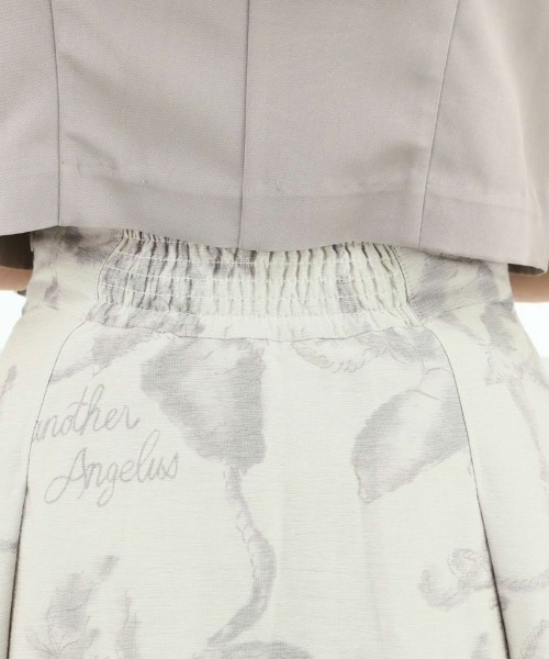 an another angelus(アンアナザーアンジェラス)の「シェルモチーフマリン柄スカート/ananotherangelus(スカート・レディース・オフホワイト/ラベンダー・FREE)」の13枚目の写真