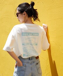 FREAK'S STORE（フリークスストア）の「限定展開　CAPE ZANPA DRIVE－IN バッグプリント Tシャツ（Tシャツ/カットソー・メンズ）」