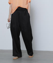 N.（N. Natural Beauty Basic） | シアーサテンワイドパンツ(その他パンツ)