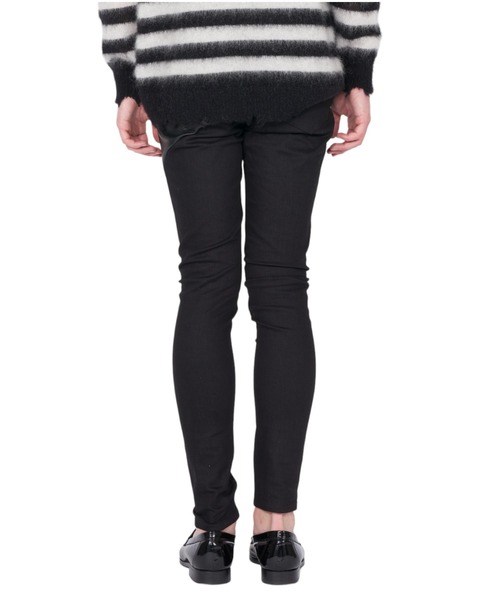 GalaabenD（ガラアーベント）の「ヴィーガンレザーコンバインドデニムパンツ（その他パンツ・メンズ・ブラック系その他2/ブラック系その他・44/46/48）」の6枚目の写真