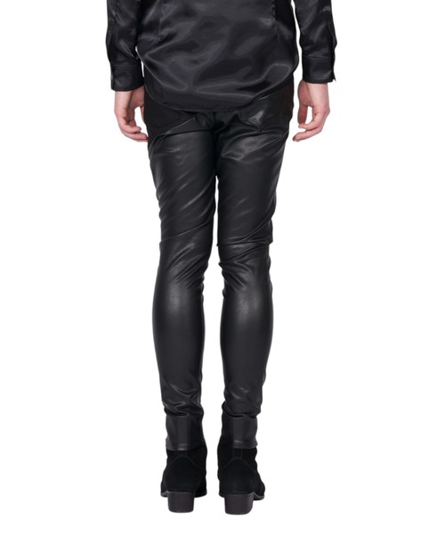 GalaabenD（ガラアーベント）の「ヴィーガンレザーコンバインドデニムパンツ（その他パンツ・メンズ・ブラック系その他2/ブラック系その他・44/46/48）」の15枚目の写真