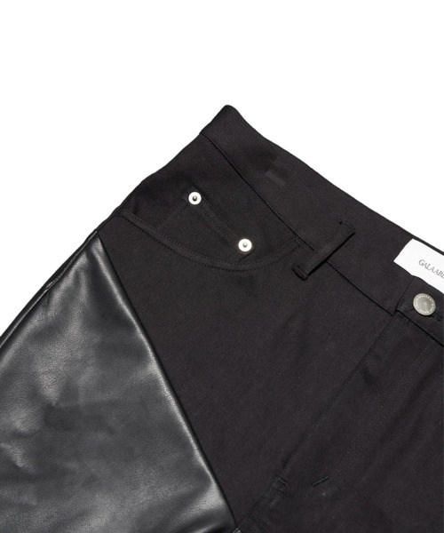 GalaabenD（ガラアーベント）の「ヴィーガンレザーコンバインドデニムパンツ（その他パンツ・メンズ・ブラック系その他2/ブラック系その他・44/46/48）」の17枚目の写真