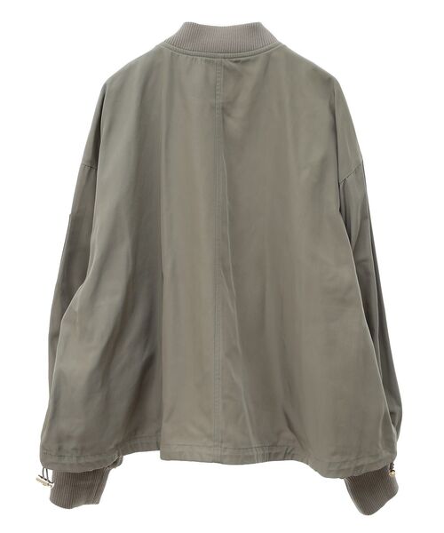 earth music&ecology(アースミュージックアンドエコロジー)の「アウトポケットMA-1(ブルゾン・レディース・アイボリー/ブラック/カーキ・FREE)」の22枚目の写真