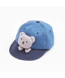 クマモチーフ付きキャップ(S~M)