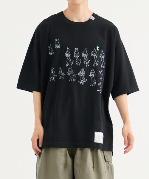 MIHARAYASUHIRO(ミハラヤスヒロ)の「【MIHARAYASUHIRO/ミハラヤスヒロ】ducks printed Tee(Tシャツ/カットソー・メンズ・ホワイト/ブラック・44/46/48)」の2枚目の写真