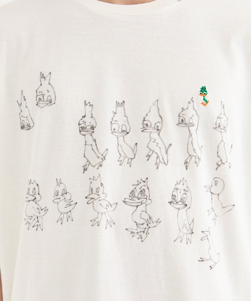 MIHARAYASUHIRO(ミハラヤスヒロ)の「【MIHARAYASUHIRO/ミハラヤスヒロ】ducks printed Tee(Tシャツ/カットソー・メンズ・ホワイト/ブラック・44/46/48)」の19枚目の写真