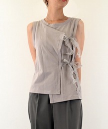 STYLEBLOCK（スタイルブロック）の「OE天竺オーガンジーリボンタンクトップ（タンクトップ）」
