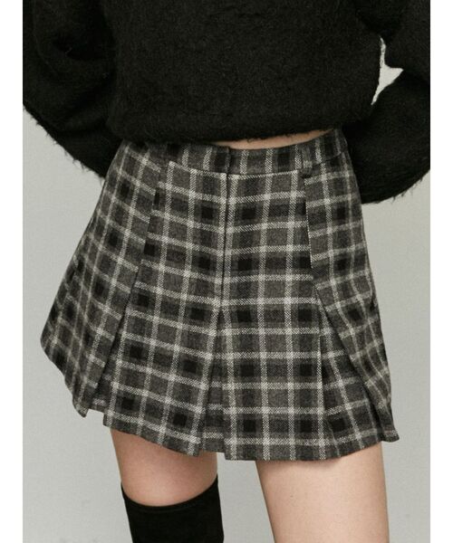 EMODA（エモダ）の「プリーツミニスカート（スカート・レディース・グレー/その他/その他1・SMALL/MEDIUM）」の5枚目の写真