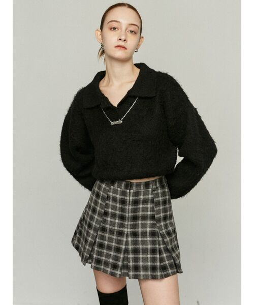 EMODA（エモダ）の「プリーツミニスカート（スカート・レディース・グレー/その他/その他1・SMALL/MEDIUM）」の6枚目の写真